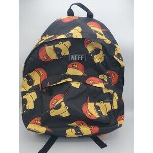 NEFF The Simpsons Bart Steeze Backpack Black Nylon Bookbag Rucksack 2015